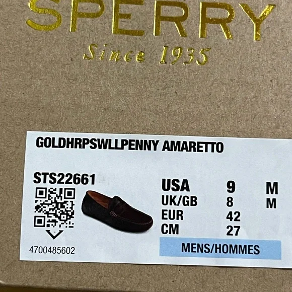 Gold Cup Harpswell Penny | Shoes | Mens Sperry Topsider Gold  display picture 3